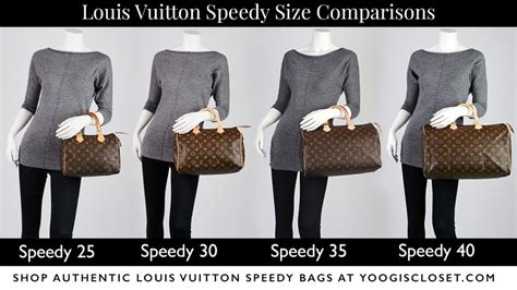 lv speedy size compare|Lv speedy 25 vs 30.